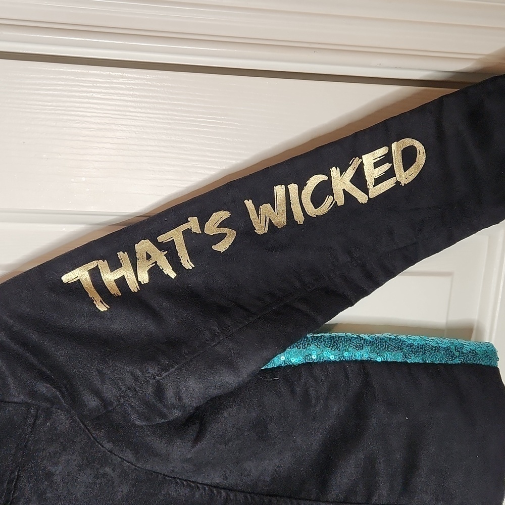 Disney D-Signed Descendants 3 Uma “Wickedly Fierce” Faux Suede Moto Jacket M - Picture 7 of 11
